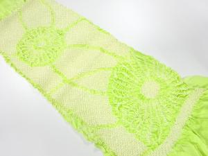 正絹　絞り　帯揚げ